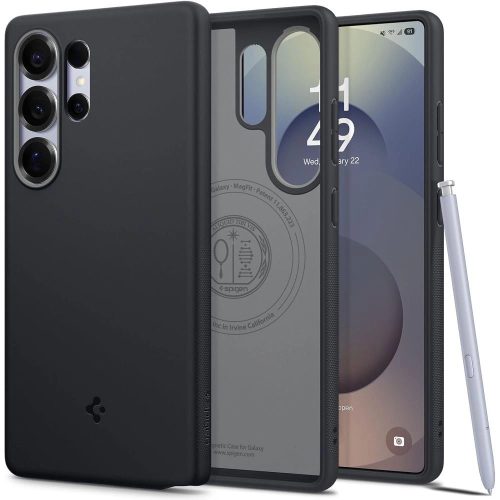 SPIGEN case NANO POP MAG compatible with MagSafe Samsung Galaxy S25 Ultra tok, fekete