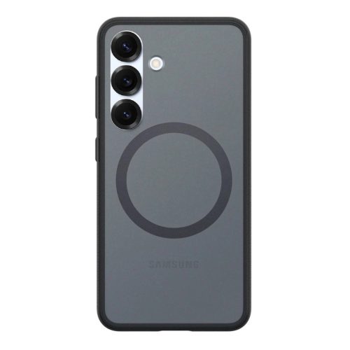 Spigen Capella GP-FPS931PGBJW Silicone Case MagFit Magnetic Ring Samsung Galaxy S25 tok, fekete