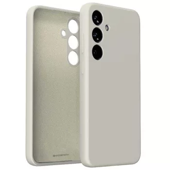   Mercury Silicone hátlap, tok Samsung Galaxy S23 FE S711, szürke