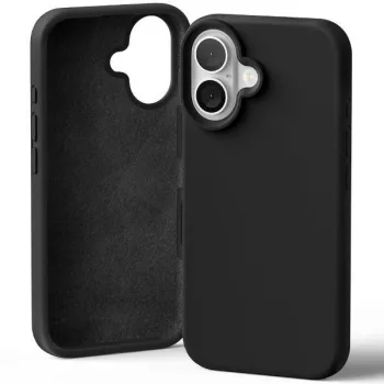 Mercury Silicone iPhone 16 6,1" tok, fekete