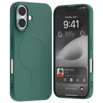 Mercury MagSafe Semi-Silicone iPhone 16 6,1"tok, zöld