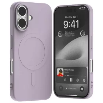 Mercury MagSafe Semi-Silicone iPhone 16 6,1" tok, lila