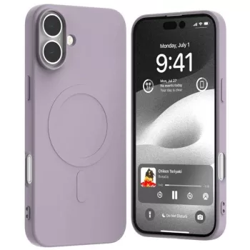   Mercury MagSafe Semi-Silicone iPhone 16 Plus 6,7" tok, lila