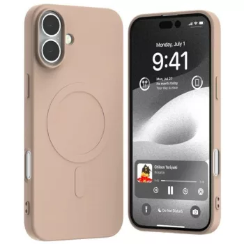   Mercury MagSafe Semi-Silicone iPhone 16 Plus 6,7" tok, rózsaszín