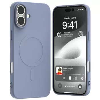   Mercury MagSafe Semi-Silicone iPhone 16 Plus 6,7" tok, lila