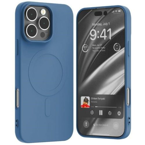 Mercury MagSafe Semi-Silicone iPhone 16 Pro Max 6,9" tok, kék
