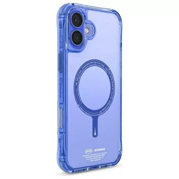 Saido iPhone 16 6.1", Magnetic Charging tok, kék