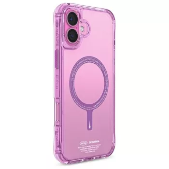   Saido iPhone 16 6.1", Magnetic Charging tok, rózsaszín