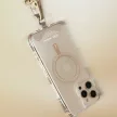 Saido iPhone 16 Pro 6.3", Magnetic Charging MagSafe tok, bézs-arany