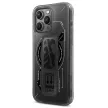Helio iPhone 16 Pro 6.3", Magnetic Charging + Grip Stand tok, fekete