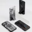 Helio iPhone 16 Pro 6.3", Magnetic Charging + Grip Stand tok, fekete
