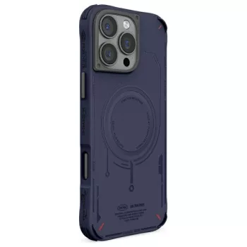   Mecha iPhone 16 Pro Max, 6.9" Magnetic Charging tok, sötétkék