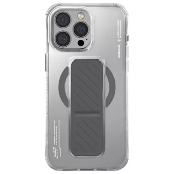   Axon iPhone 16 Pro 6.3", Magnetic Charging + Grip Stand tok, titanium