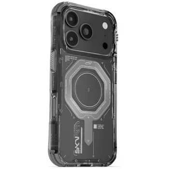   Skinarma Magma Case iPhone 17 Pro Magnetic Charging tok, sötétszürke