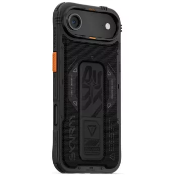   Skinarma Phantom Case iPhone 17 Air Magnetic Charging + Grip Stand tok, fekete