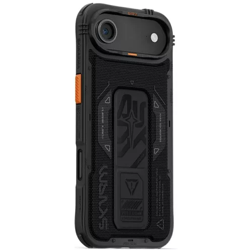 Skinarma Phantom Case iPhone 17 Air Magnetic Charging + Grip Stand tok, fekete
