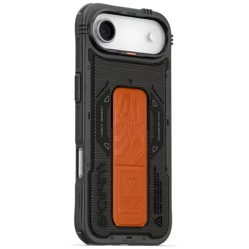 Skinarma Phantom Case iPhone 17 Air Magnetic Charging + Grip Stand tok, zöld