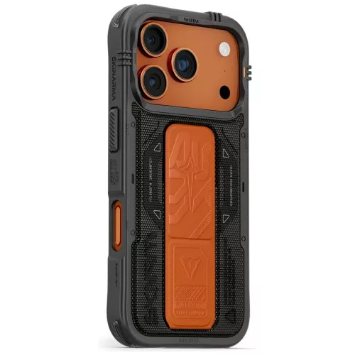 Skinarma Phantom Case iPhone 17 Pro Magnetic Charging + Grip Stand tok, zöld