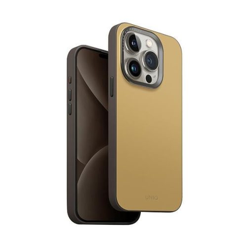 UNIQ tok Lyden DS iPhone 15 Pro Max 6.7" Magclick Charging tok, sárga