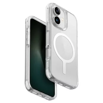   UNIQ tok Combat Luminous iPhone 16 6.1" Magclick Charging tok, fehér