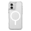 UNIQ tok Combat Luminous iPhone 16 6.1" Magclick Charging tok, fehér