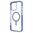 UNIQ tok Combat iPhone 16 Plus 6.7" Magclick Charging tok, átlátszó-kék