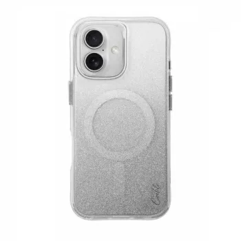   UNIQ tok Coehl Lumino iPhone 16 6.1" Magnetic Charging tok, ezüst