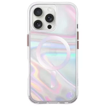   UNIQ tok Coehl Savon iPhone 16 Pro 6.3", Magnetic Charging tok, átlátszó-színes