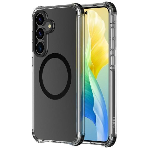 UNIQ Combat Samsung Galaxy S25 Plus Magclick Charging tok, fekete