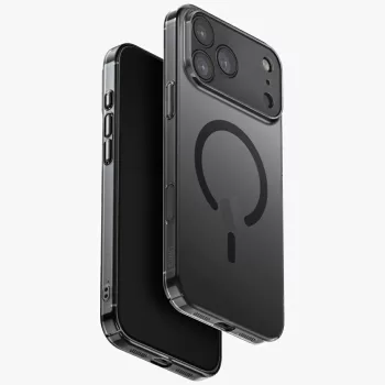   UNIQ Airsuit Case iPhone 17 Pro Max Magclick Charging tok, fekete