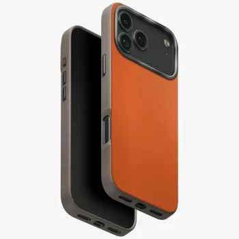   Uniq Lyden DS Case iPhone 17 Pro Max Magclick Charging tok, narancs-szürke