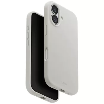 UNIQ Lino Case iPhone 17 Magclick Charging tok, szürke
