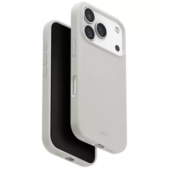UNIQ Lino Case iPhone 17 Pro Magclick Charging tok, szürke