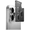Uniq Optix Aluminum Camera Lens Protector iPhone 17 with Applicator - kameravédő, fekete