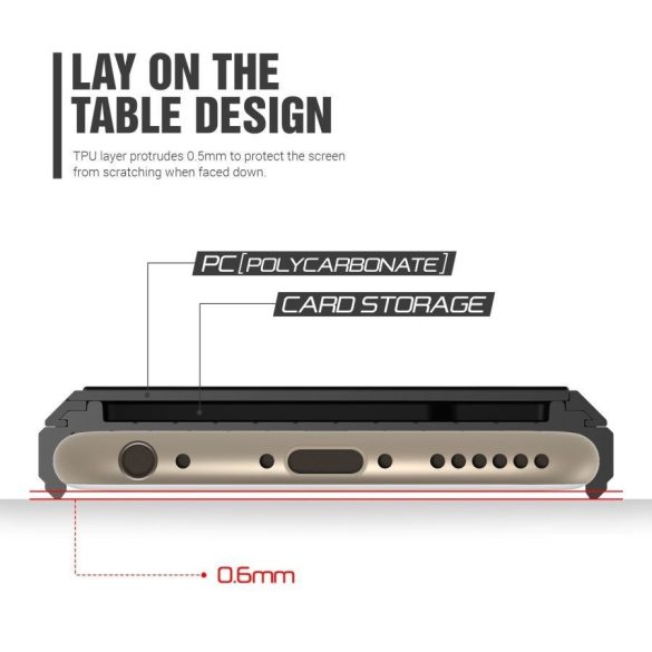 VRS Design (VERUS) iPhone 6 Plus/6S Plus Damda Slide hátlap, tok, acélezüst