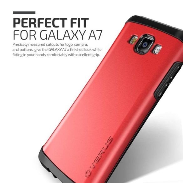 VRS Design (VERUS) Samsung Galaxy A7 Hard Drop hátlap, tok, piros