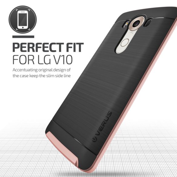 VRS Design (VERUS) LG V10 High Pro Shield hátlap, tok, rozé arany