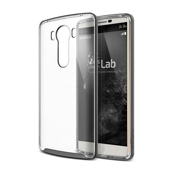 VRS Design (VERUS) LG V10 Crystal Bumper hátlap, tok, acélezüst