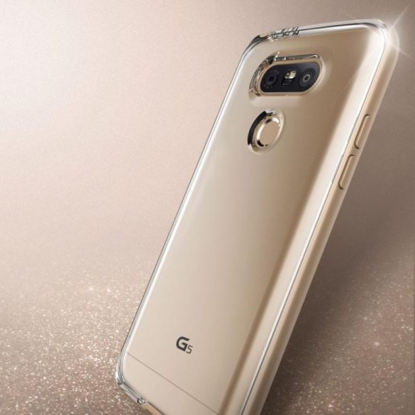 VRS Design (VERUS) LG G5 Crystal Bumper hátlap, tok, arany