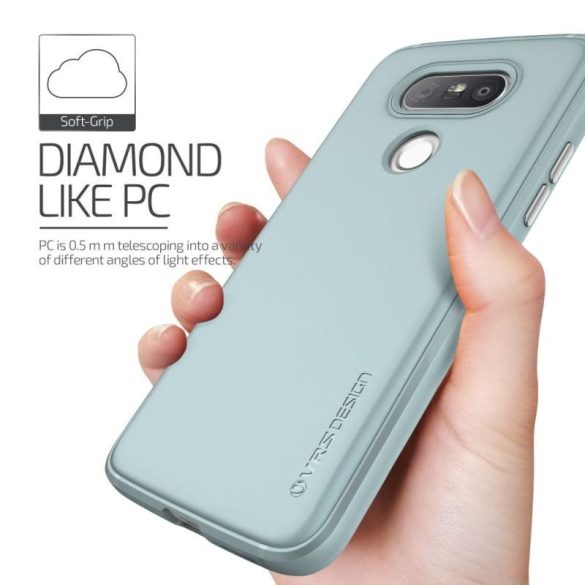 VRS Design (VERUS) LG G5 Single Fit hátlap, tok, zöld