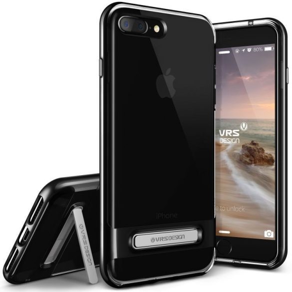 VRS Design (VERUS) iPhone 7 Plus Crystal Bumper hátlap, tok, jetblack