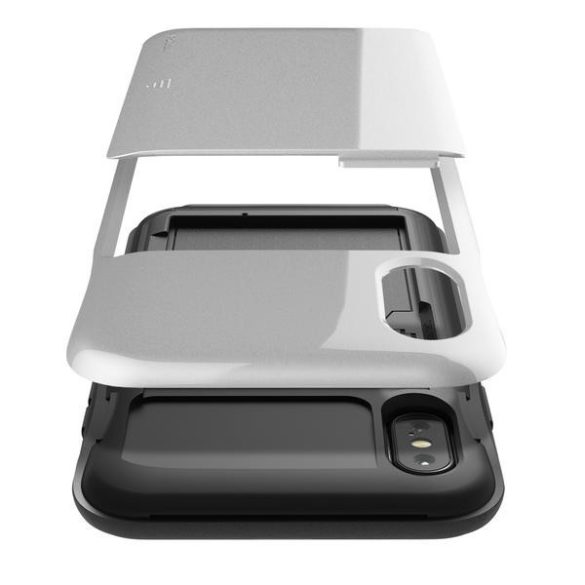 VRS Design (VERUS) iPhone X/Xs Damda Glide hátlap, tok, ezüst