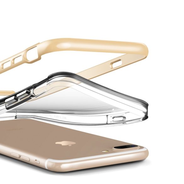 VRS Design (VERUS) iPhone 7 Plus/8 Plus New Crystal Bumper hátlap, tok, arany