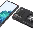 Wozinsky Armor Ring Samsung Galaxy S22 Plus, ütésálló hátlap, tok, fekete