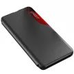 Eco Leather View Case oldalra nyíló tok Samsung Galaxy S22 Plus, kék