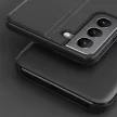 Eco Leather View Case oldalra nyíló tok Samsung Galaxy S22 Plus, kék