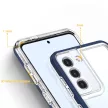 Clear 3in1 Case Samsung Galaxy S22 Plus ütésálló hátlap, tok, átlátszó-kék