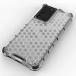 Honeycomb Case Samsung Galaxy S22 Ultra ütésálló hátlap, tok, kék