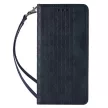 Magnet Strap oldalra nyíló tok Samsung Galaxy S22 Plus, kék