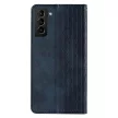 Magnet Strap oldalra nyíló tok Samsung Galaxy S22 Plus, kék